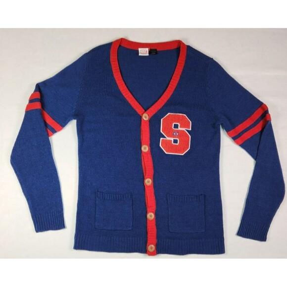 Vintage Marvel Spider-Man Varsity Sweater M – V-Neck Cardigan Jacket - Picture 2 of 9